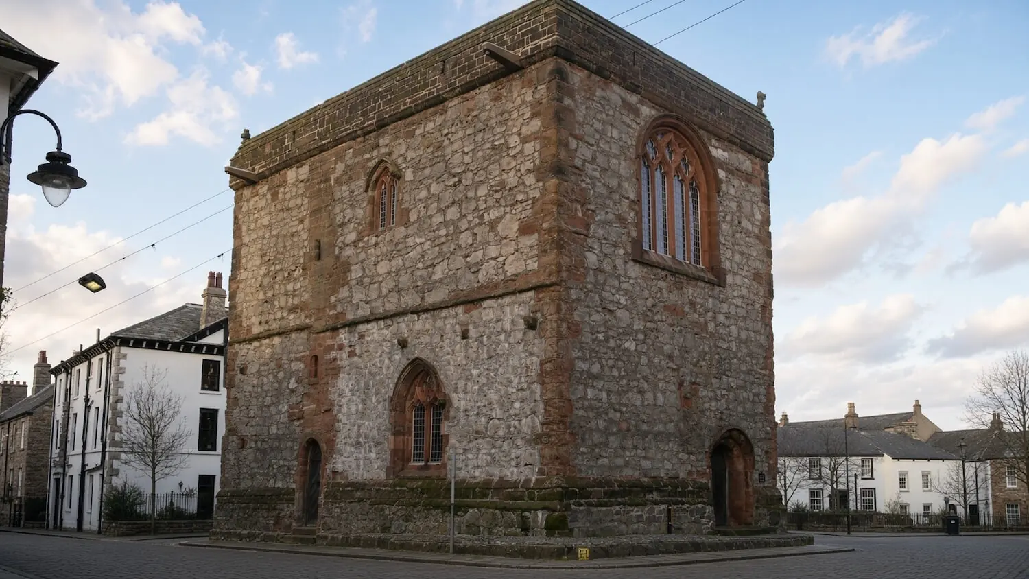 Dalton Castle, the medieval tower on the market place in Dalton-in-Furness
